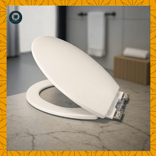 Detachable Hydraulic Commode Seat Cover R-90 Porta Shape – Commode Lid – Plastic Commode Seat Cover Hydraulic